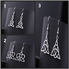 stainless steel earrings, dangling, openingceremonygift, Stainless Steel