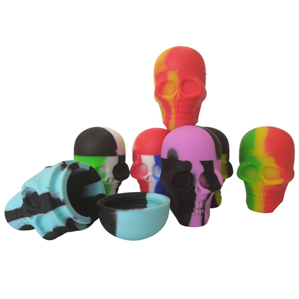 15ml Skull Silicone Container