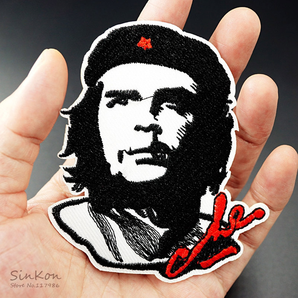 Che Guevara Portrait Patch Cuban Revolution Leader Embroidered Iron On