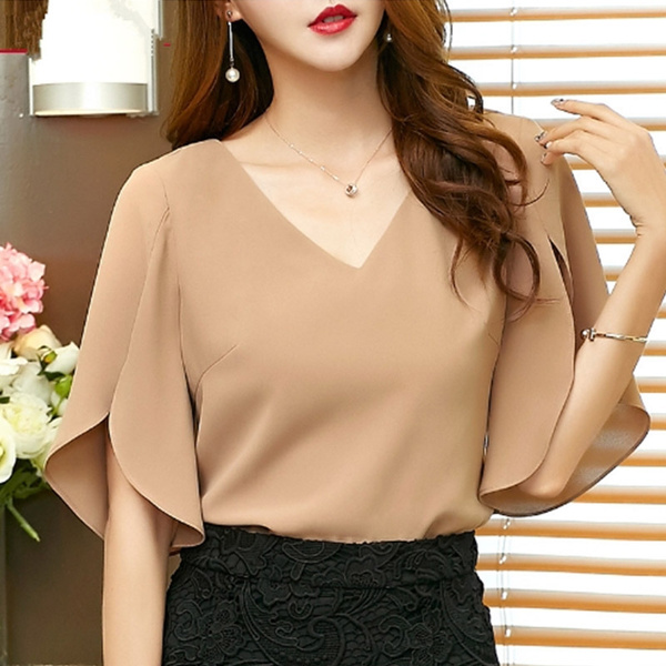 Chiffon top styles on sale 2018