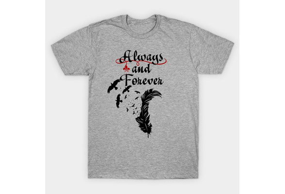 Family First The Originals Shirt for Women and Men Vampire Diaries Always and Forever You and Me T-Shirt and Long Sleeve Pair Print