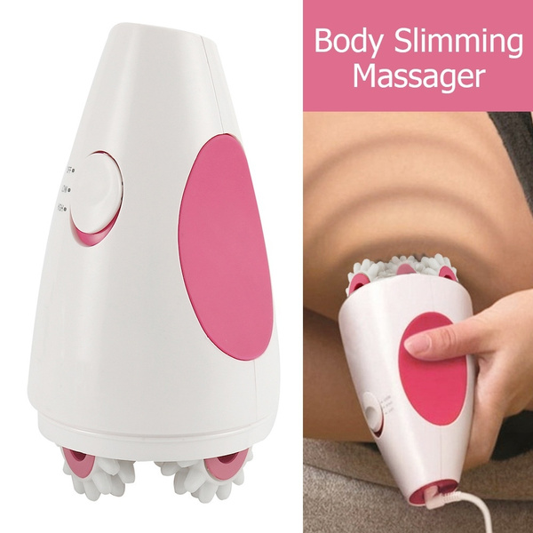 Sexy Women 3D Electric Full Body Massager Roller Beauty Face Slimming  Device Anti-Cellulite Massaging Slimmer Device Loose Weight