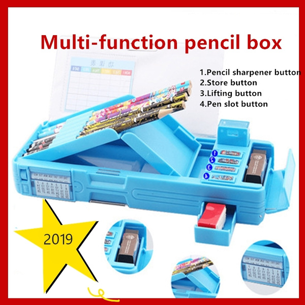 2019 New Multifunction Pencil Case Cool Pencil Box Practical Pen Box