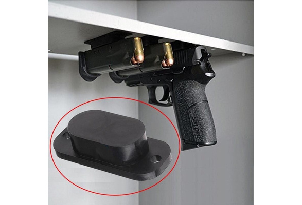 2x Magnetisch Waffe Halter Magnet Halterung Unter Tisch Pistole Verborgen