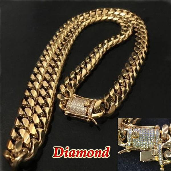 hip hop cuban link chain necklace 