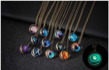 luminousnecklace, solarsystem, Jewelry, Gifts