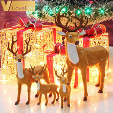  15 20 25cm Reindeer Christmas Deer Doll Xmas Elk Plush Simulation Christmas Decorations For Home New Year Gifts Navidad
