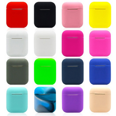 7 Colors Silicone AirPods Headset Protective Case Airpods Protective Sleeve Shockproof Box Caover for Wireless Bluetooth Earphones
