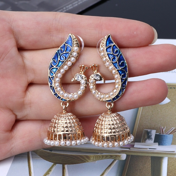 24k Gold Plated Dubai Arab African peacock Necklace Earrings Indian gold  Jewelry | eBay