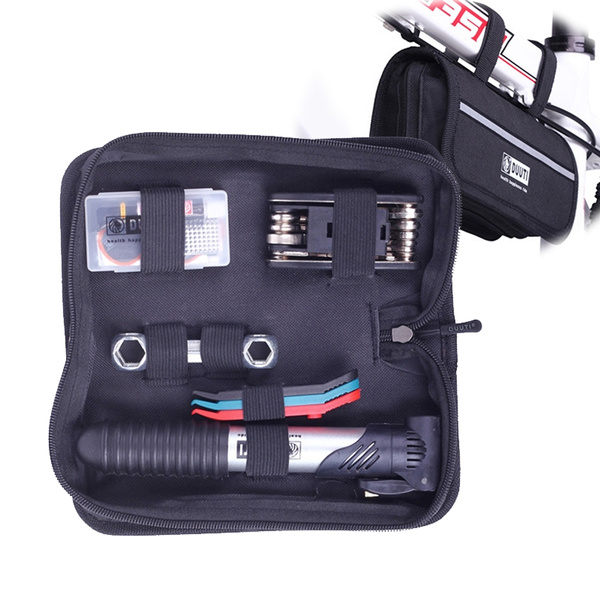 Duuti Mini Bike Pump Puncture Repair Kit Multi Function Tools For Bike Bicycle Tire Repair Tools Bag Wish