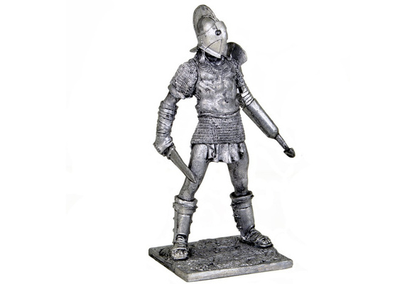 1/30 scale Roman Gladiator Warrior Tin Metal Soldier 65 mm Figure NEW handmade 
