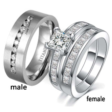 Couple Rings, Wedding, zirconring, Engagement Ring