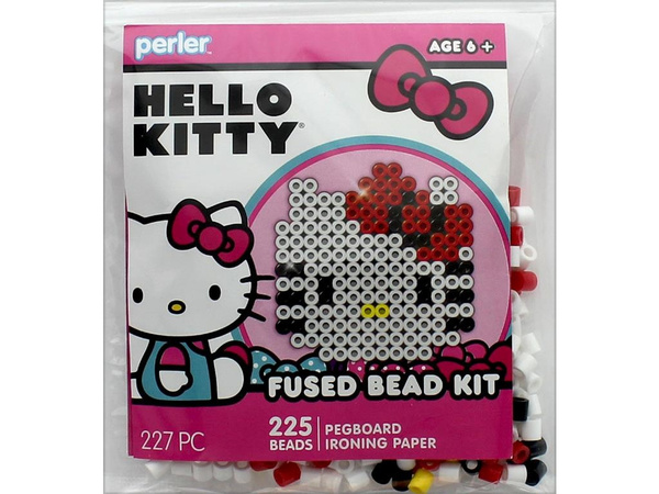 Hello Kitty Perler Fused Bead Beading Kit with Boards and 1000