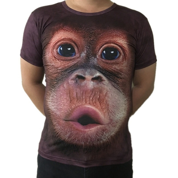 3d monkey shirt