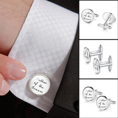 frenchstylecufflink, groomsmanjewelry, Shirt, personalized cufflinks