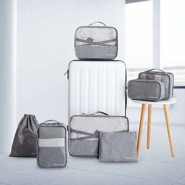 Travel Storage Wash Bag Clothes Packing Cube Luggage Organizer Make Up