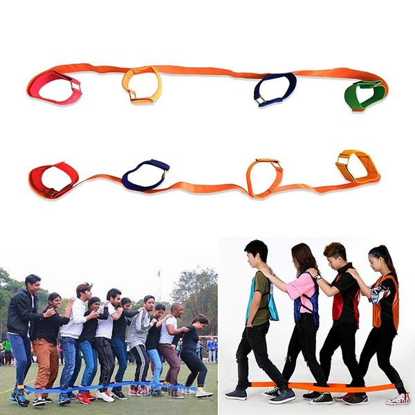Foot Race Bands Outdoor Game 4/5/6 Legged for Kids Adults Birthday Team Games 