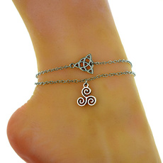 charmankle, Antique, Anklets, Chain