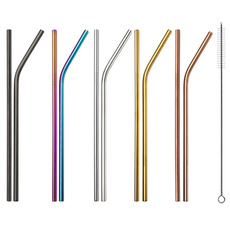 Steel, portable, Colorful, portablestraw