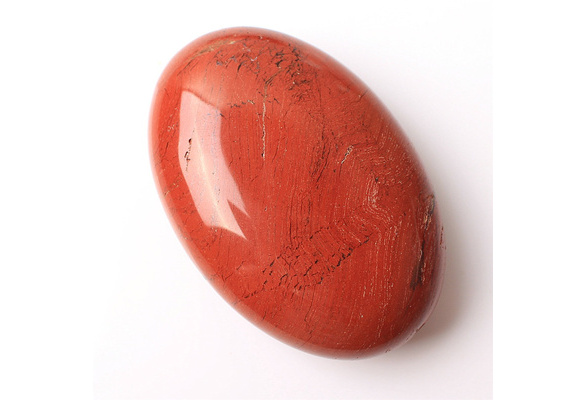 Palm Tumbled Stones Red Quartz Crystal Healing Smooth Soap Shape Gem Paperweight