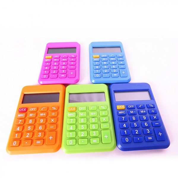 Protable Pocket New Student Mini Electronic Calculator School Office Supplies