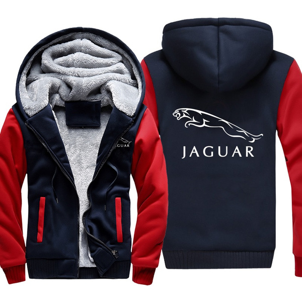 JAGUAR Hoodie Men Zipper Hoodies Coat 