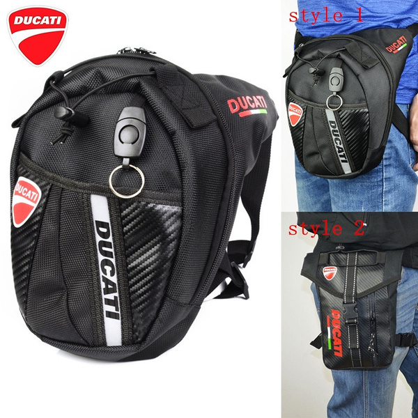 Ducati Nylon Waist Pack Leg Bag Waterproof Waistpack Motorcycle Funny Drop Belt Pouch Fanny Pack Waist Belt Packs for Men Wish