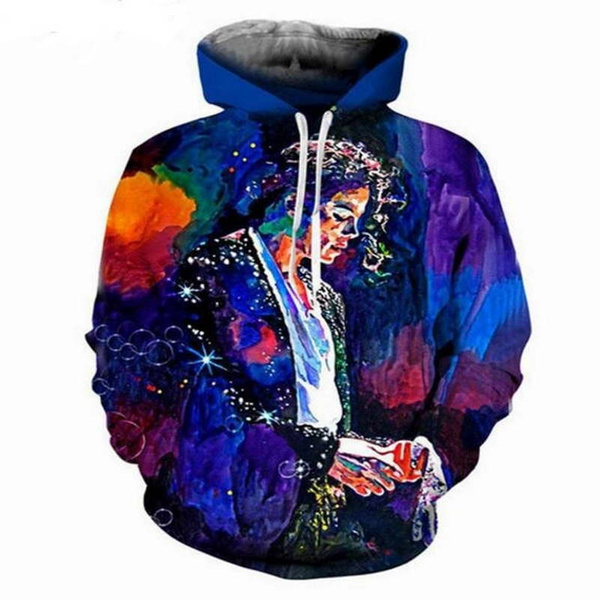 New Fashion Women/Men Michael Jackson 3D Print Casual Hoodies Sweatshirt 114