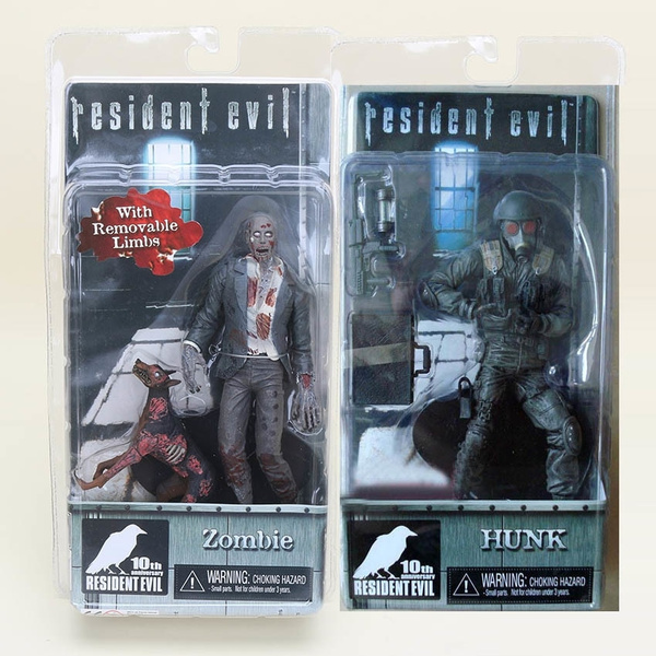 10th Anniversary Resident Evil Biohazard Hunk Capcom Statue Action Figures Toy 