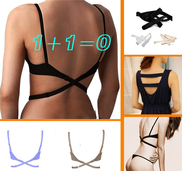 Fashion Invisible Lingerie Belt Underwear Bra Straps Women Cross