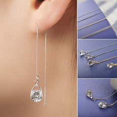 Cubic Zirconia, teardrop, Dangle Earring, Jewelry