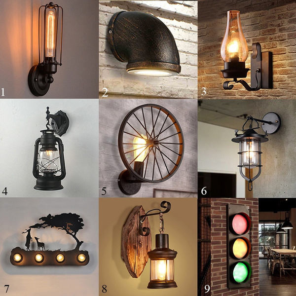 loft style wall lights