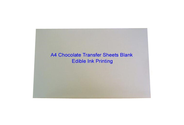 Chocolate Transfer Sheets A4 Blank Apply Food Prints Onto Chocolate Edible  Ink Printing Wholesale Mold Discount 10sheets/lot