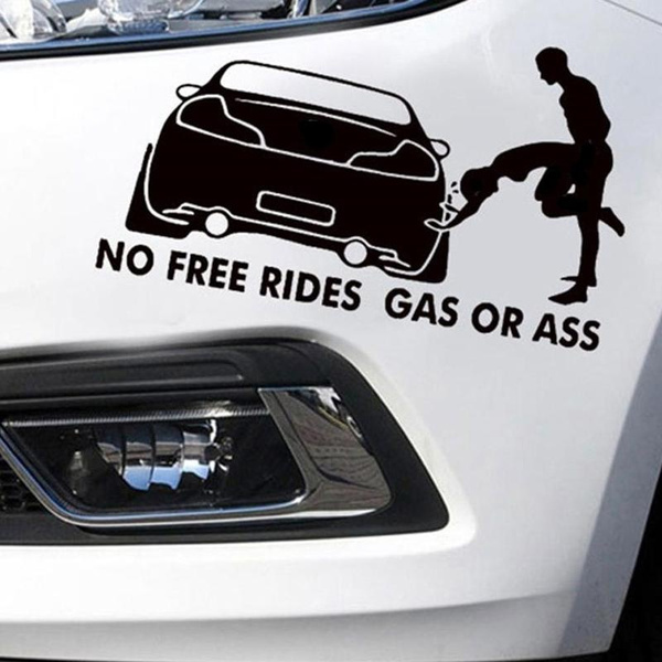 Funny Gas Car Stickers Auto Motorcycle Decals |