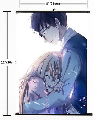 Anime Shigatsu Wa Kimi No Uso Collection Wall Poster Home Scroll