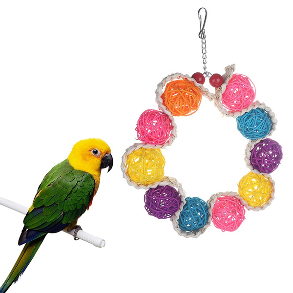 Snapshot of Parrot Macaw Bird Cage With Swing And Wheel