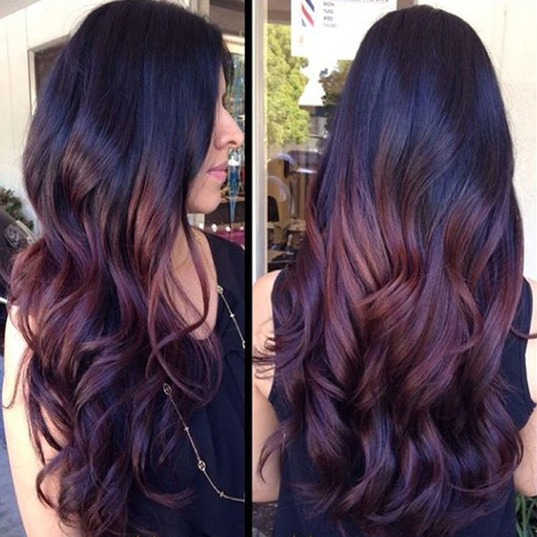 Mix Color Big Body Wave Burgundy Ombre Wigs with Baby Hair Long Hair Wigs 130% Density | Wish Mix Color Big Body Wave Burgundy Ombre Wigs with Baby Hair Long Hair Wigs 130% Density | Wish