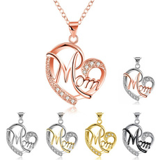 Heart, Chain Necklace, Fashion, Love