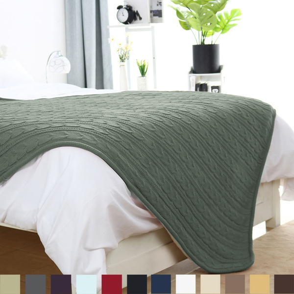 Cable knit best sale fleece bedding