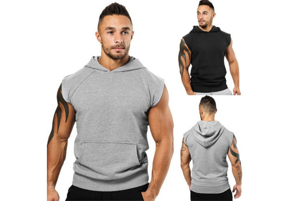 Tシャツ・カットソー ELEVENTY JERSEY SLEEVELESS HOODIE Eleventy Sleeveless Hoodie In White - 71% Off | Editorialist