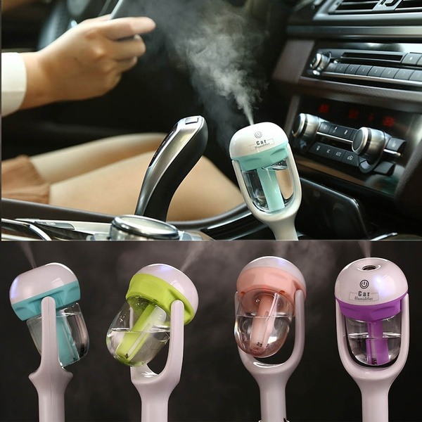 Car Steam Humidifier Aroma Diffuser Auto Air Freshener