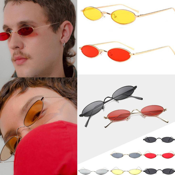 Oval Colored Sunglasses