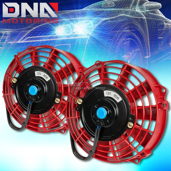 DNA Motoring RAF7RD+FMKX2 2Pcs 7" Inch High Performance Electric