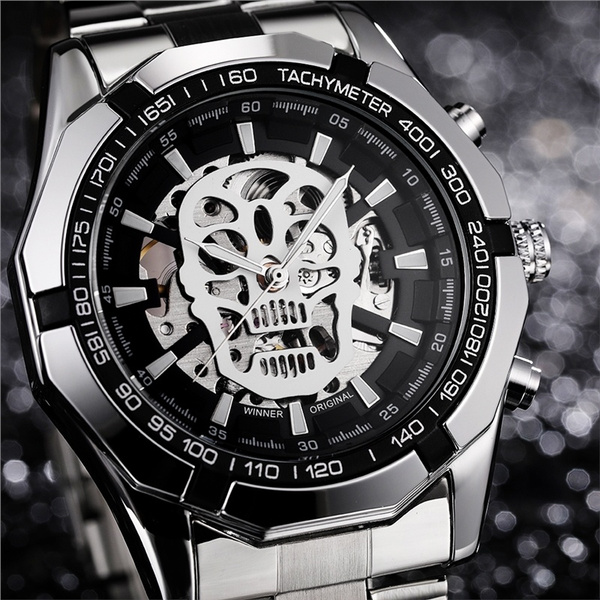 winner skull watch