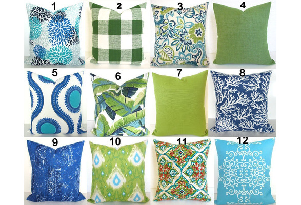 Outdoor pillows lime discount green