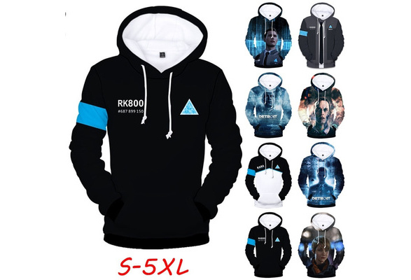 Detroit become human sale rk800 hoodie