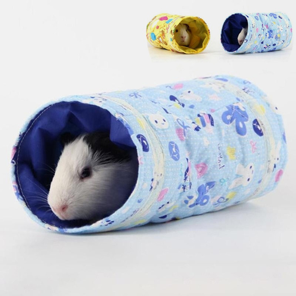 Sugar Glider,Hedgehog,Snakes ZOOPOLR Guinea Pig Small Animal Tunnel Playing Toys Tube for Guinea Pigs Lizards Cage House Accessories Hamsters 