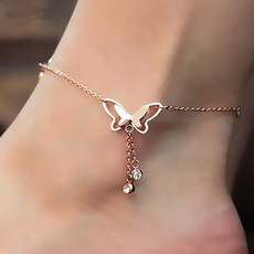 butterfly, beachankletchain, Tassels, Jewelry