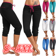 Women Pants, capripant, Leggings, elastic waist