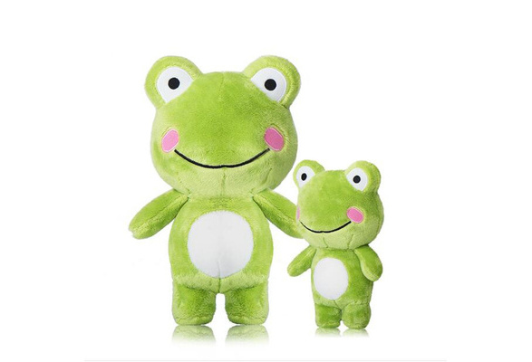 green frog plush toy